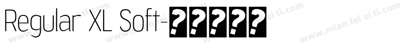 Regular XL Soft字体转换